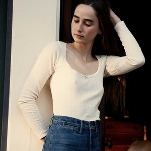 Sold out Doen Romy tee in grey size medium